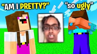 Girl1234 Face Revealed To Noob1234.. (Minecraft)