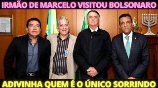 Irmão de Marcelo Arruda visita Bolsonaro e sorri - Bolsonarismo não tem cura