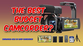 CAMWORLD AC12 5K 56MP Camcorder Review