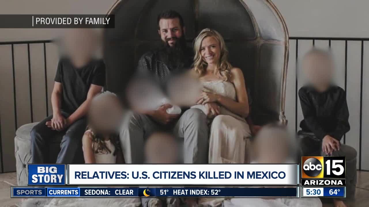 Family says relatives were killed in Mexico attack