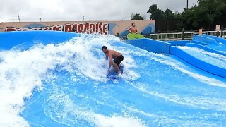 flowrider - Nick at Soak City, Kings Island (2022)#shorts