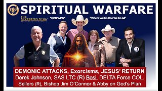 WWG1WGA⚔️Spiritual Warfare: GOD v Devil-Derek Johnson, Riccardo Bosi, Brad Wozny, Bishop Jim et al