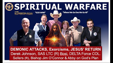 WWG1WGA⚔️Spiritual Warfare: GOD v Devil-Derek Johnson, Riccardo Bosi, Brad Wozny, Bishop Jim et al
