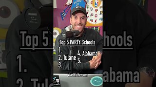 Guessing the TOP 5 PARTY SCHOOLS in the US! #shorts #party #college