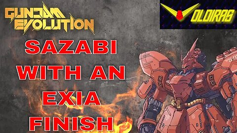 Gundam Evolution Sazabi with an Exia Finish