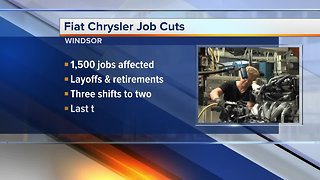 Fiat Chrysler cutting jobs in Windsor