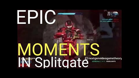 Epic Moments in Splitgate Montage and Highlights from Match
