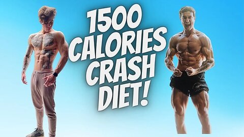I TRIED JEESE JAMES WEST'S CRASH DIET FOR 24 HOURS! (1500 CALORIES)