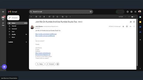 https://rumble.com/register/JackBBosma/ 1M Referrals Today!