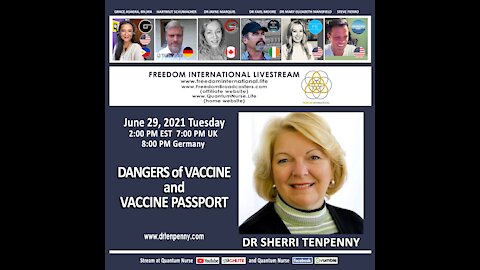 Dr. Sherri Tenpenny - "Vaccines DO NOT prevent infections but DO cause diseases."