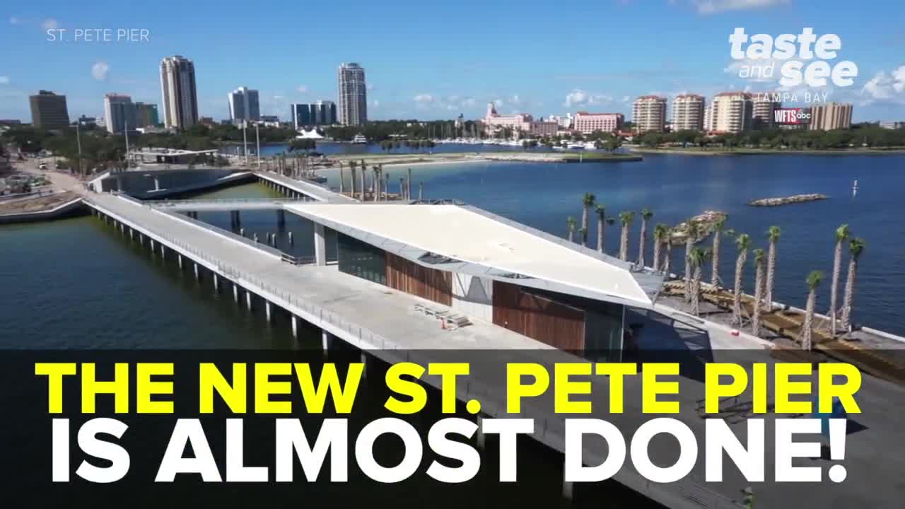 New St. Pete Pier construction almost complete | Taste and See Tampa Bay