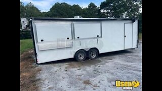 8' x 24' Mobile Kitchen Food Concession Trailer with Pro-Fire System for Sale in Georgia