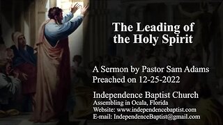 The Leading of the Holy Spirit