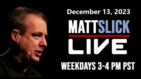 Matt Slick Live, 12/13/2023