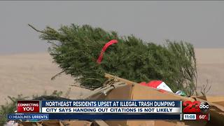 Illegal dumping concerns near Bakersfield homes