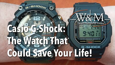 Casio G-Shock: The Watch That Could Save Your Life!