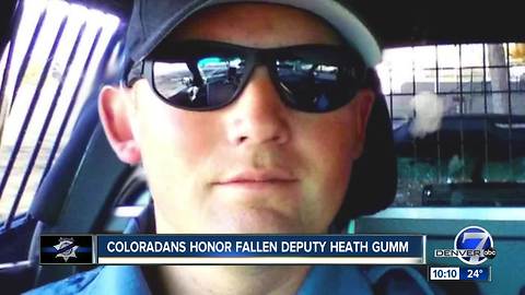 Coloradans honor fallen Adams County Deputy Heath Gumm