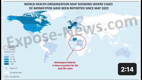 “Monkeypox” is only circulating in Countries where Pfizer Vaccine has been given