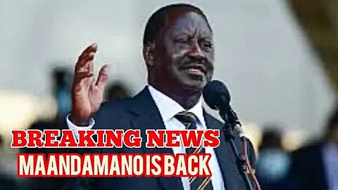 BREAKING NEWS! MAANDAMANO IS BACK😱😱😱