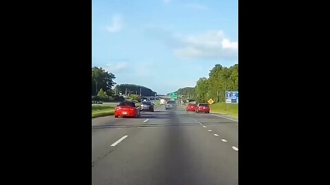 Psycho Driver On Highway #dashcam