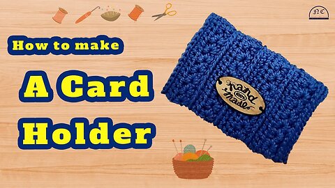 Crafting Wheel: Easy Crochet Card Holder Tutorial - Perfect for Beginners!