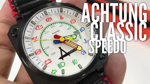 Achtung Classic Speedo Automotive Inspired Limited Edition Automatic Watch Review