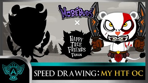 Speed Drawing Special: Happy Tree Friends Fanon - Leotoz | Mobebuds Style (My HTF OC - Birthday)