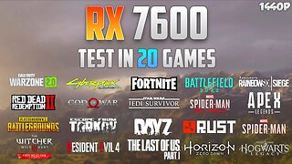 RX 7600 Test in 20 Games - 1440p