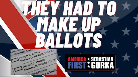 They had to make up ballots. Rudy Giuliani with Boris Epshteyn on AMERICA First