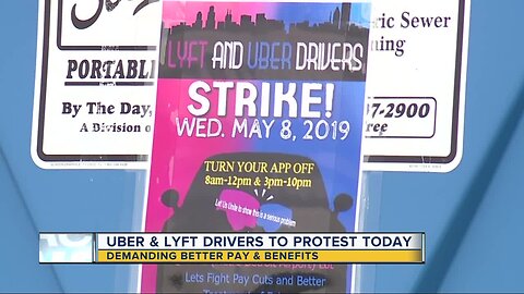 Uber & Lyft drivers to protest Wednesday demanding better pay & benefits