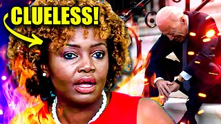 Peter Doocy BLASTS Karine Jean Pierre over BIDEN’S MENTAL DECLINE!!!