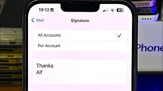 How To Change the Email Signature on iPhone