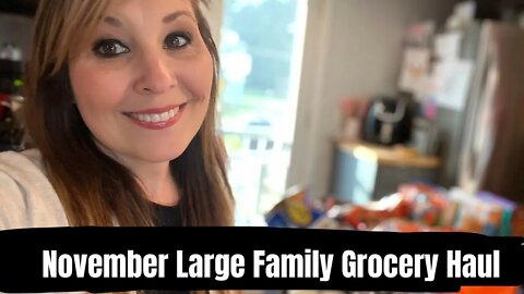 Grocery Haul November! For our family of 10! + Pantry Restock Items