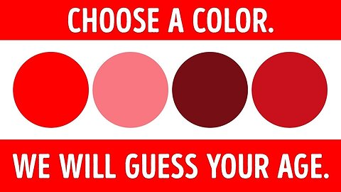 Unlock Your Inner Age! Can This Color Test Reveal Your True Mental Prowess?