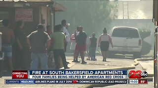 Fire at South Bakersfield apartments leave families displaced