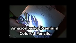 Amazonbasics premium colored pencil review (prismacolor alternative)