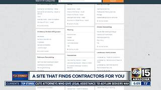 This site finds home contractors for you