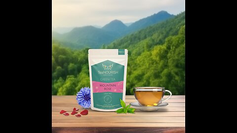 Fresh Mountain Rose Green Tea from TeaNOURISH