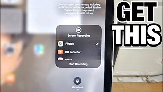 How To Screen Record on iPad iPadOS 17