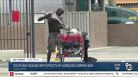 Chula Vista feeling effect of San Diego homeless camping ban