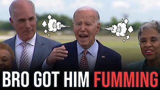 Biden's fellow Democrats LAUGH as he MOCKS reporter for daring to ask him UNSCRIPTED question