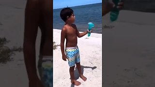 Is that a blue jellyfish? #shortsvideo #shorts #funny #shortviral #shortsfeed #nature