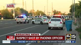 Suspect shot by police in Phoenix