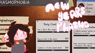 New Year's eve stream with some special Phasmophobia challenges! 3-item challenge and building our