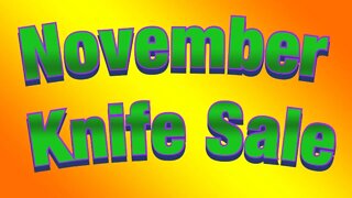 November Knife Sale list and payment info below