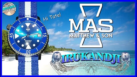 Too Much Blue? | Matthew & Son Irukandji Reef Blue 200m Automatic Diver Unbox & Review