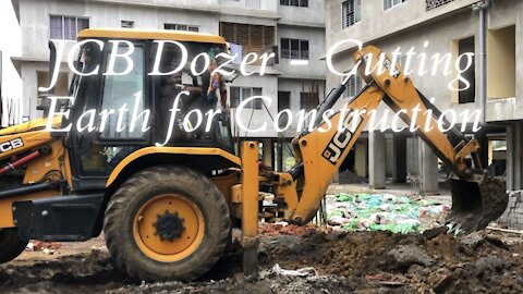 Dozer JCB @ Work | Cutting the Earth for Construction