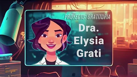 GRATITOPIA la escena de apertura con la Dra. Elysia Grati.