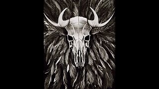 Cow Skull AI art