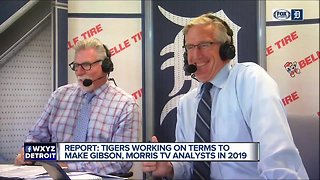 Report: Tigers working toward Gibson, Morris as 2019 TV analysts